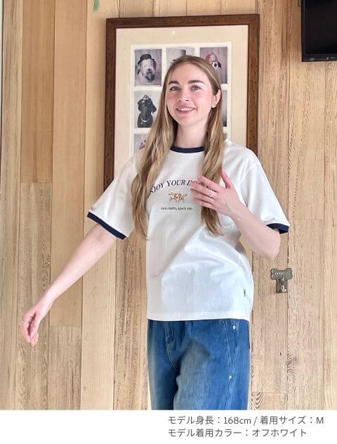 リンガーTシャツ   ブランドのドッグデプト/DOG DEPT