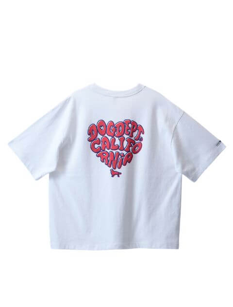 ハートモチーフTシャツ   ブランドのドッグデプト/DOG DEPT