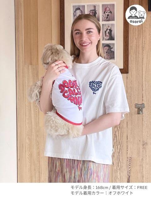 ハートモチーフTシャツ   ブランドのドッグデプト/DOG DEPT