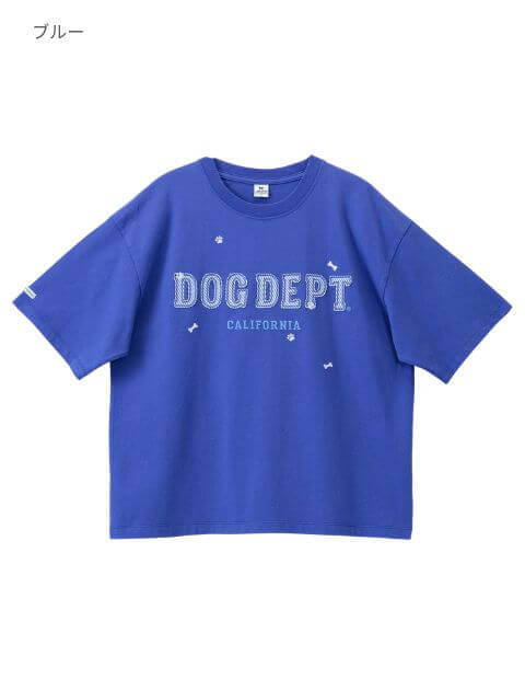 ストライプアップリロゴ　T   ブランドのドッグデプト/DOG DEPT