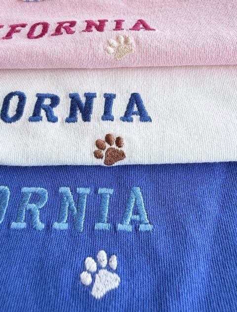 ストライプアップリロゴ　T   ブランドのドッグデプト/DOG DEPT