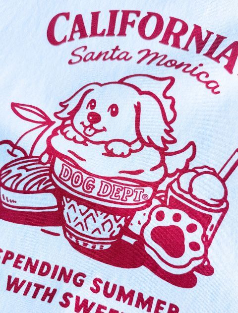california sweet time Tシャツ   ブランドのドッグデプト/DOG DEPT