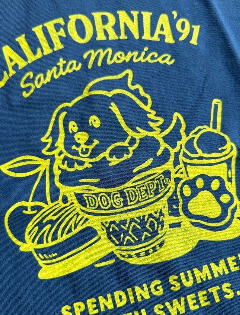 california sweet time Tシャツ   ブランドのドッグデプト/DOG DEPT