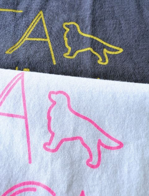 ネオンロゴ　Tシャツ   ブランドのドッグデプト/DOG DEPT
