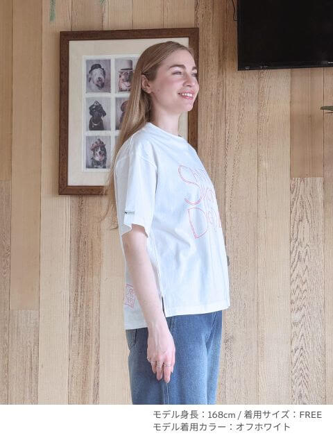 ネオンロゴ　Tシャツ   ブランドのドッグデプト/DOG DEPT