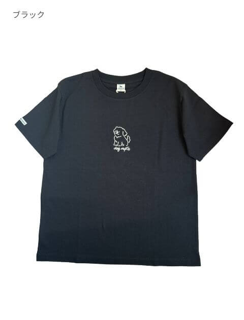 チェーン刺繍　Tシャツ   ブランドのドッグデプト/DOG DEPT