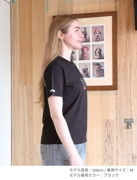 チェーン刺繍　Tシャツ   ブランドのドッグデプト/DOG DEPT