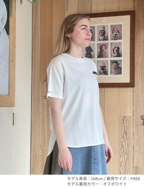cheer dog レディースTシャツ   ブランドのドッグデプト/DOG DEPT