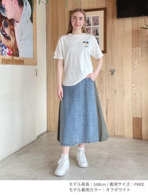 cheer dog レディースTシャツ   ブランドのドッグデプト/DOG DEPT