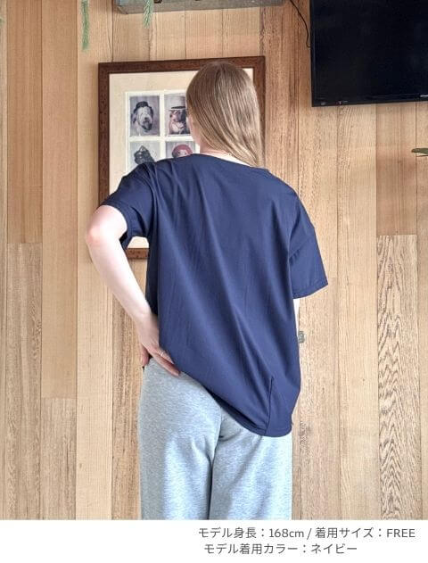 ドライタッチ　変形Tシャツ   ブランドのドッグデプト/DOG DEPT