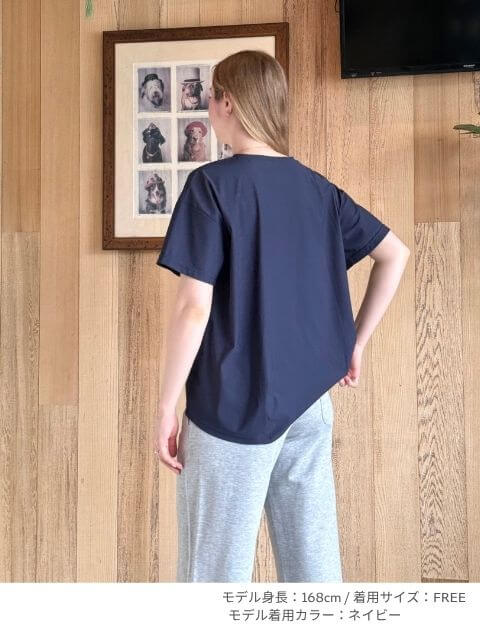 ドライタッチ　変形Tシャツ   ブランドのドッグデプト/DOG DEPT