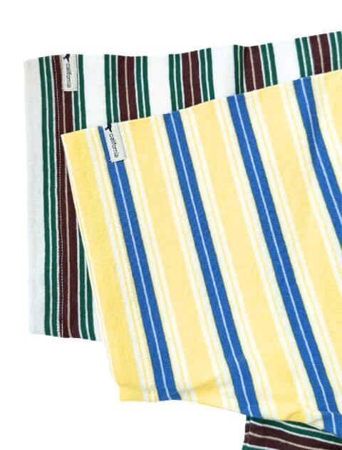 ナチュラルヴィンテージボーダー　半袖ポロ ブランドのドッグデプト/DOG DEPT