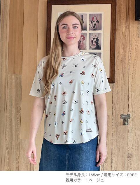 DOGS IN SHADES 変形　Tシャツ   ブランドのドッグデプト/DOG DEPT