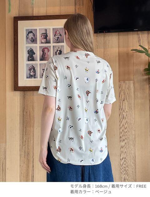 DOGS IN SHADES 変形　Tシャツ   ブランドのドッグデプト/DOG DEPT