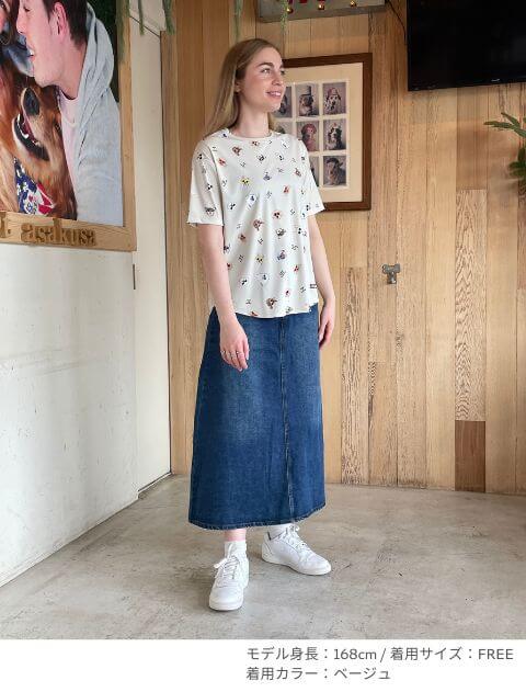 DOGS IN SHADES 変形　Tシャツ   ブランドのドッグデプト/DOG DEPT