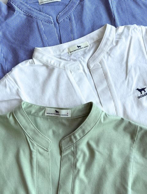 スキッパー5分袖 ブランドのドッグデプト/DOG DEPT