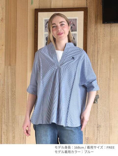 スキッパー5分袖 ブランドのドッグデプト/DOG DEPT