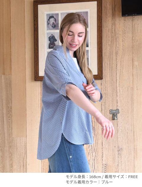 スキッパー5分袖 ブランドのドッグデプト/DOG DEPT