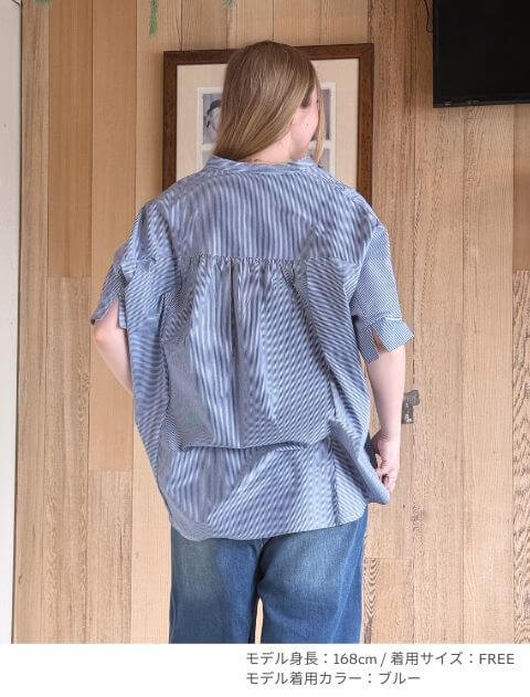 スキッパー5分袖 ブランドのドッグデプト/DOG DEPT