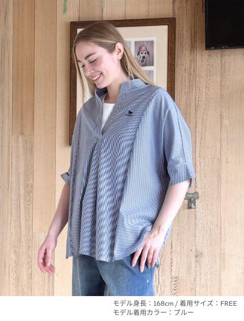 スキッパー5分袖 ブランドのドッグデプト/DOG DEPT