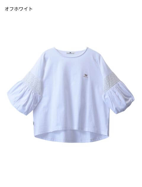 レース袖バルーンプルオーバー ブランドのドッグデプト/DOG DEPT