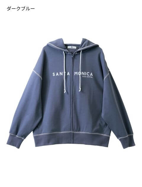 スウェットジップパーカー   ブランドのドッグデプト/DOG DEPT