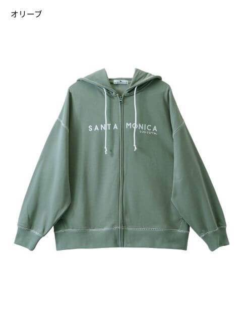 スウェットジップパーカー   ブランドのドッグデプト/DOG DEPT