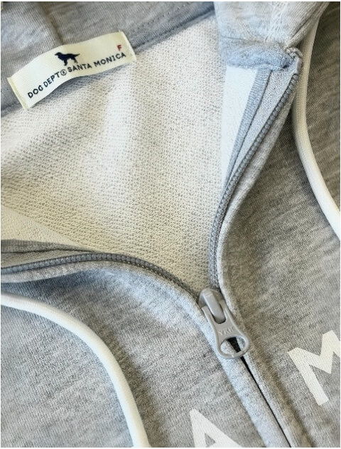 スウェットジップパーカー   ブランドのドッグデプト/DOG DEPT