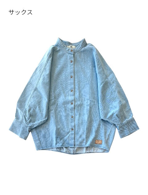 コクーンドルマンデニムシャツ ブランドのドッグデプト/DOG DEPT