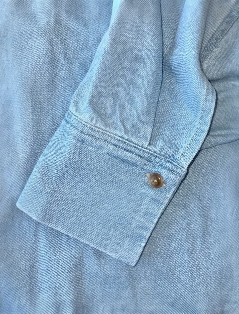 コクーンドルマンデニムシャツ ブランドのドッグデプト/DOG DEPT