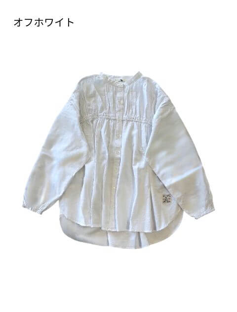 バンドカラーシャーリングシャツ ブランドのドッグデプト/DOG DEPT