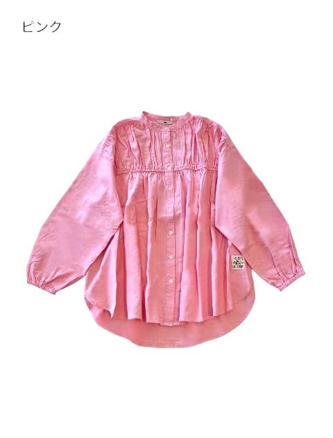 バンドカラーシャーリングシャツ ブランドのドッグデプト/DOG DEPT