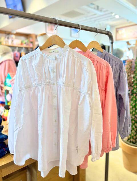 バンドカラーシャーリングシャツ ブランドのドッグデプト/DOG DEPT