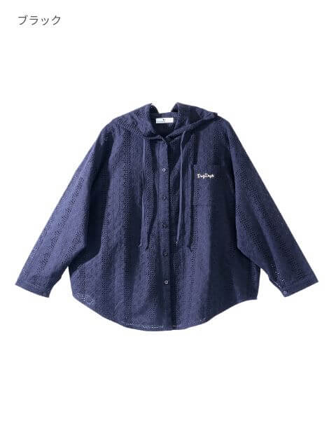 エンブロイダリーシャツパーカー   ブランドのドッグデプト/DOG DEPT