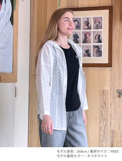 エンブロイダリーシャツパーカー   ブランドのドッグデプト/DOG DEPT