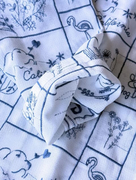 エンブロイダリー刺繍L/Sシャツ ブランドのドッグデプト/DOG DEPT