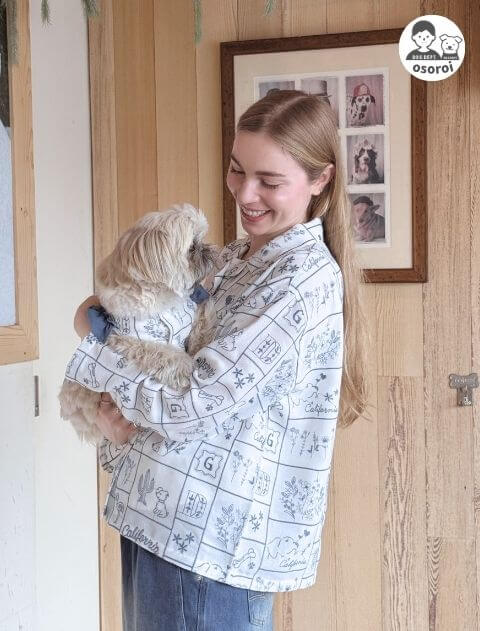 エンブロイダリー刺繍L/Sシャツ ブランドのドッグデプト/DOG DEPT