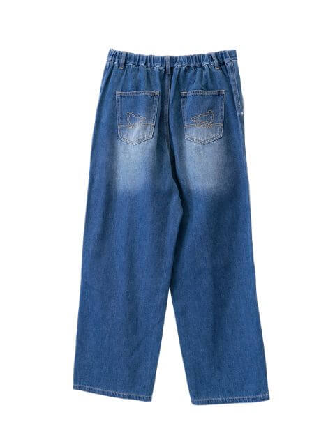 カルゼデニムサイド切り替えパンツ ブランドのドッグデプト/DOG DEPT