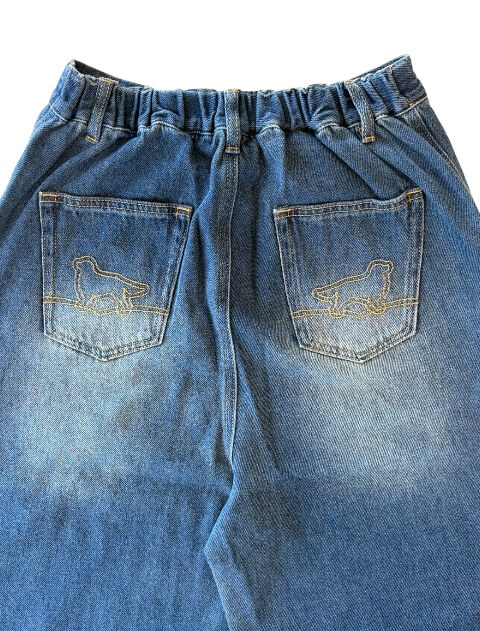 カルゼデニムサイド切り替えパンツ ブランドのドッグデプト/DOG DEPT