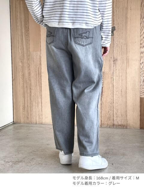 カルゼデニムサイド切り替えパンツ ブランドのドッグデプト/DOG DEPT