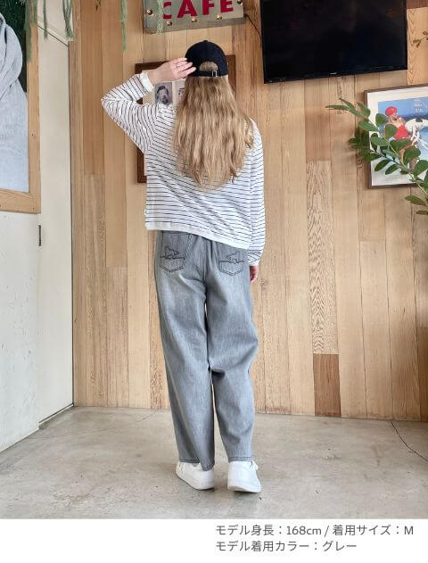 カルゼデニムサイド切り替えパンツ ブランドのドッグデプト/DOG DEPT
