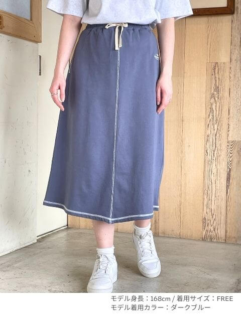 スウェットスカート ブランドのドッグデプト/DOG DEPT