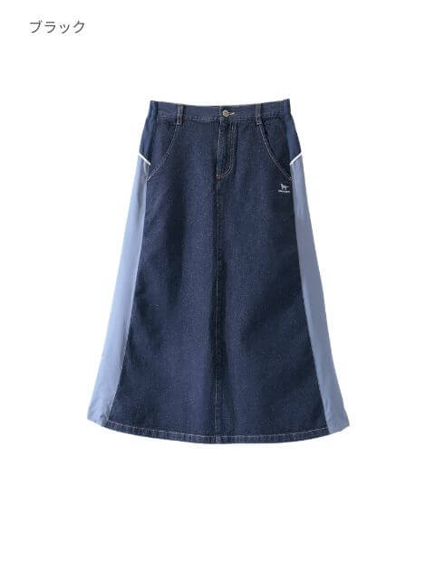 デニム＆ナイロンバルーンスカート ブランドのドッグデプト/DOG DEPT