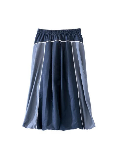 デニム＆ナイロンバルーンスカート ブランドのドッグデプト/DOG DEPT