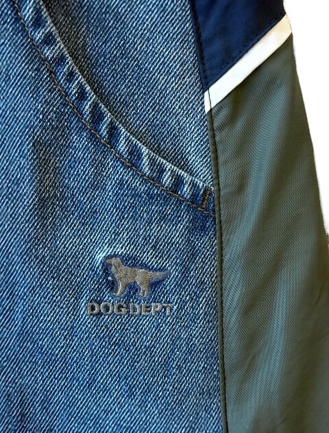 デニム＆ナイロンバルーンスカート ブランドのドッグデプト/DOG DEPT