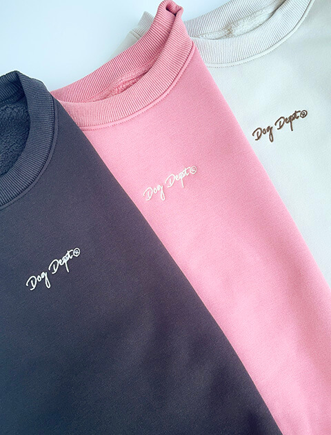裏ボア裏毛ショート丈スウェット   ブランドのドッグデプト/DOG DEPT