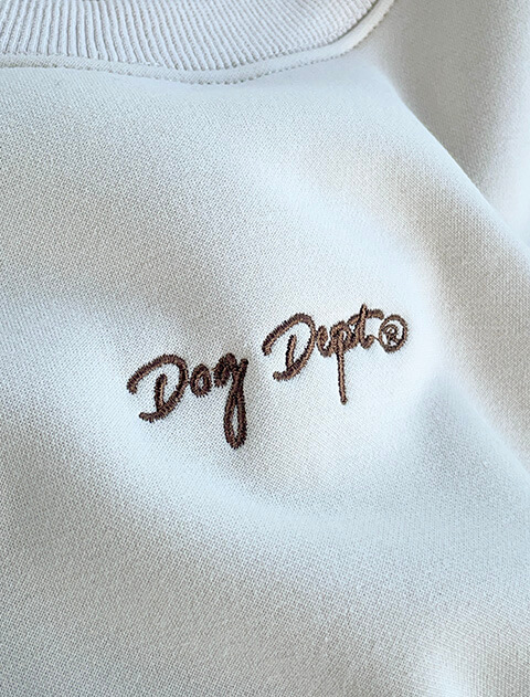 裏ボア裏毛ショート丈スウェット   ブランドのドッグデプト/DOG DEPT