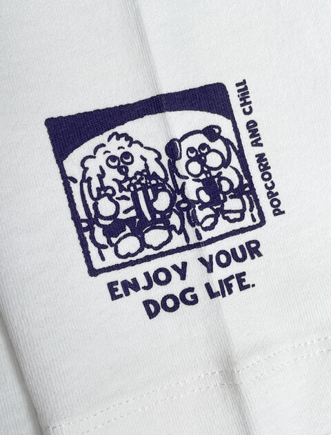 コミックイラストロンT   ブランドのドッグデプト/DOG DEPT