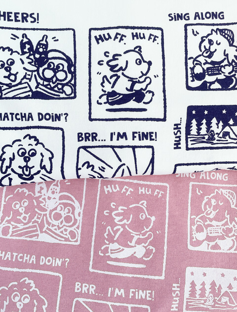 コミックイラストロンT   ブランドのドッグデプト/DOG DEPT