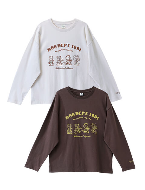 【WOMEN】DOG DEPT ダイナーロンT